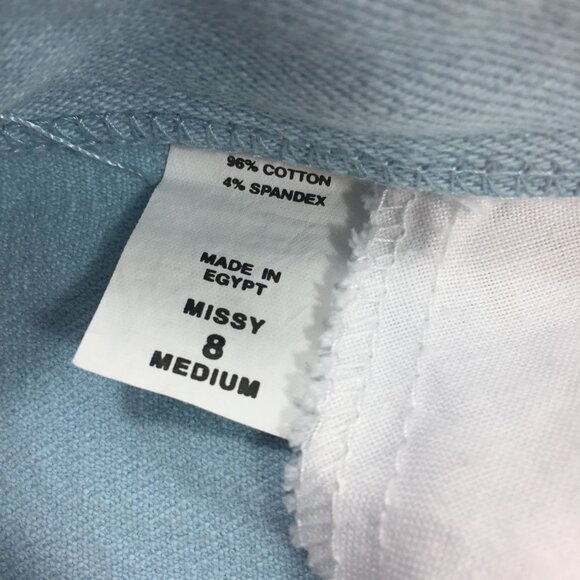 Gloria Vanderbilt Womens Amanda Jeans Slimming Light Blue Size 8 Missy Medium - Picture 10 of 13